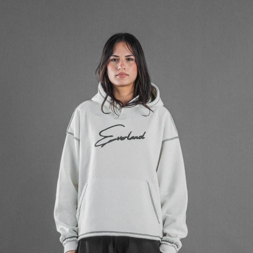 The stitched-unfinished Hoodie