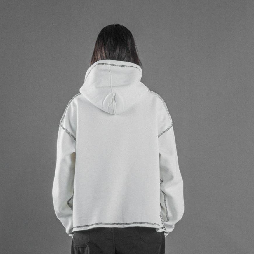 The stitched-unfinished Hoodie