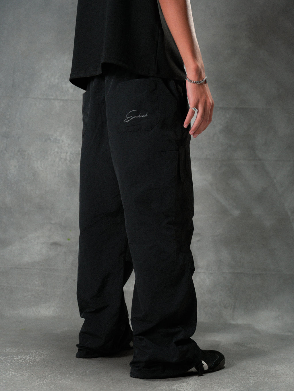 Black Parachute Pants