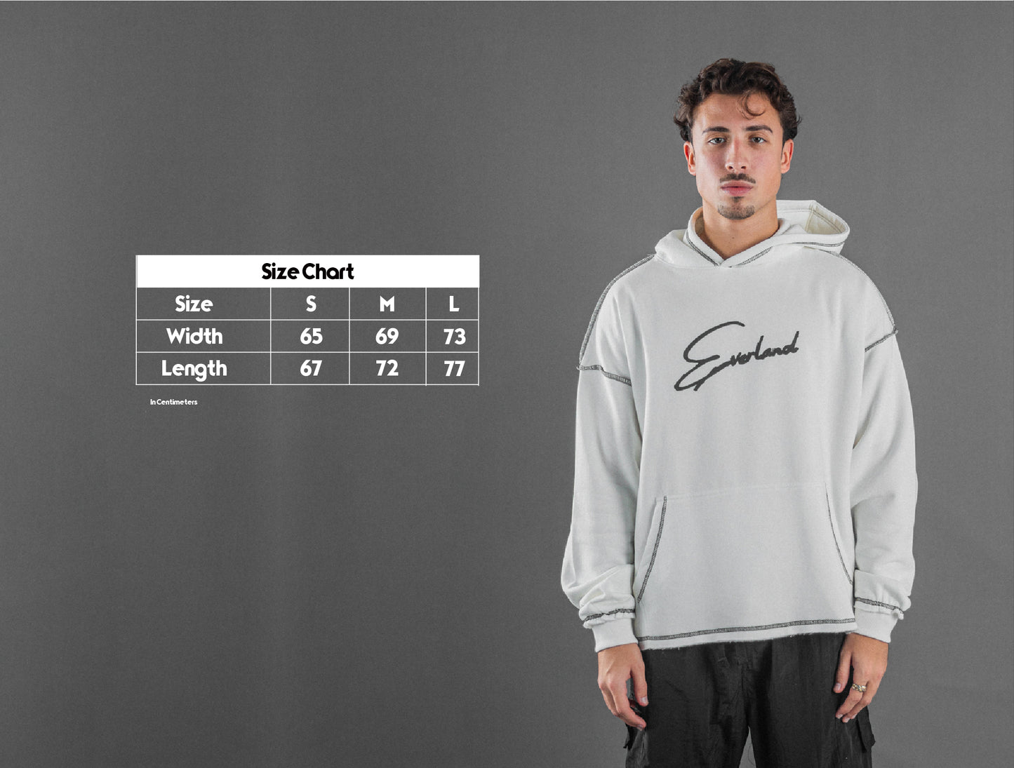 The stitched-unfinished Hoodie