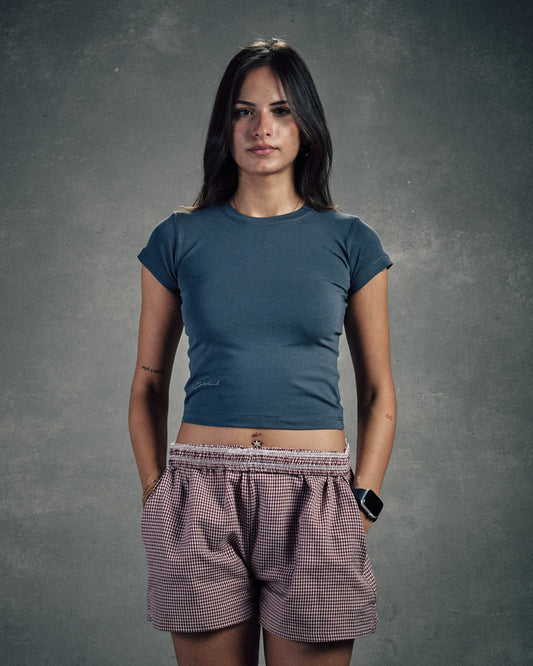 Grey Baby Tee