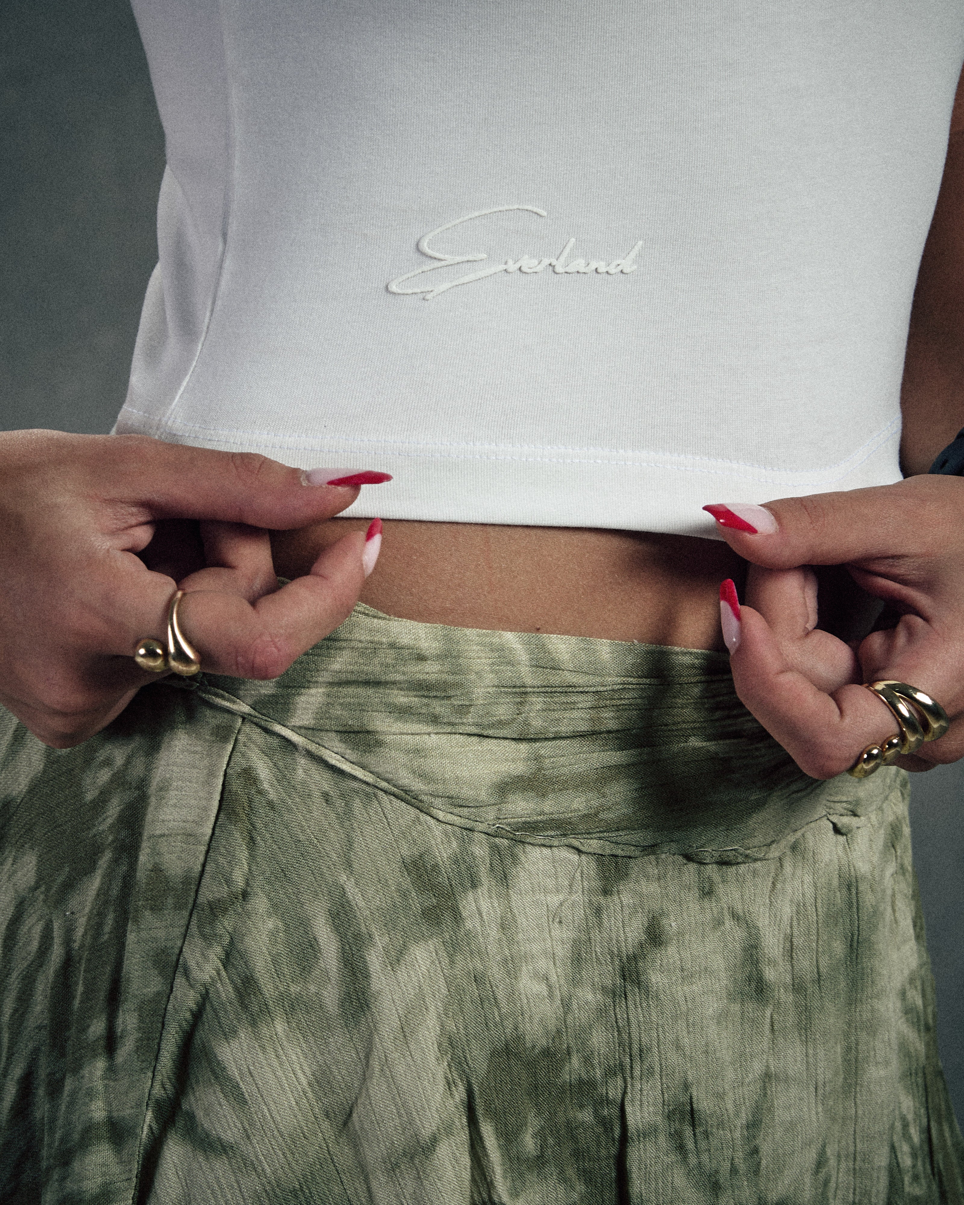 White Baby Tee